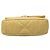 Chanel Giallo Medio Pelle di Agnello 19 Flap Senape - vista 3