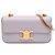 Céline Borsa a spalla Claude in pelle di vitello lucida viola di Celine Porpora