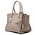 Borsa Prada in vitello glacé beige con tasche gemelle borchiate - vista 2