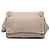 Borsa Prada in vitello glacé beige con tasche gemelle borchiate - vista 3