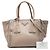 Borsa Prada in vitello glacé beige con tasche gemelle borchiate - vista 7