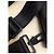 Autre Marque Clutch in pelle e nylon nera Braun Büffel con accenti gialli Nero - vista 9