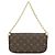 Borsa a Spalla Louis Vuitton Monogram Wallet on Chain Ivy M81911 Marrone - vista 2