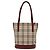 Burberry Nova Check Tote aus Canvas und Leder Beige - Ansicht 2