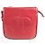 Chanel Vintage Große CC Logo Coco Mark Tasche Rot