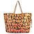 Borsa Neverfull GM Monogram Graffiti Louis Vuitton Marrone Arancione