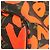 Borsa Neverfull GM Monogram Graffiti Louis Vuitton Marrone Arancione - vista 6