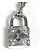 Collar Péndulo de Diamante en Oro Blanco de 18K Louis Vuitton Plata - vista 2
