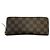 Cartera Clemence Damier Larga de Louis Vuitton Castaño Rosa Damier ebene
