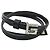 Bracciale in pelle verniciata nera GUCCI con charm Nero