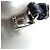 Bracciale in pelle verniciata nera GUCCI con charm Nero - vista 4