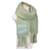 Sciarpa in lana e mohair verde Loewe