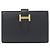 Hermès Béarn Tadelakt Card Case Black