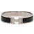 Hermès Click H PM Metall Emaille Armband Größe 16 Silber Metallisch