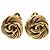 Pendientes Coco Mark de Chanel Dorado Metálico