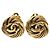 Pendientes Coco Mark de Chanel Dorado Metálico - vista 2