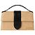 Borsa in rafia Le Grand Bambino di Jacquemus Marrone Beige