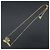 Collana con Logo DIOR Christian Dior D'oro Metallico - vista 2