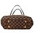 Borsa a Spalla Marylebone Damier Ebene Louis Vuitton Marrone - vista 4
