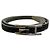 Hermès Beapi Double Tour Leather Metal Bracelet Black