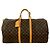 Borsa Boston Keepall Monogram Louis Vuitton Metallico Bronzo - vista 2