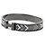 Hermès Click HH Bandana Bracelet Metal Size 19 Black - view 2