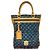 Borsa Tote in Denim Monogram di Louis Vuitton Blu