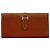 Portafoglio Lungo Hermès Béarn Soufflet VEAU EPSOM Metallico Bronzo