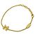 Bracciale M Initial LV&ME di Louis Vuitton D'oro Metallico