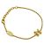 Bracciale M Initial LV&ME di Louis Vuitton D'oro Metallico - vista 2