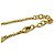 Bracciale M Initial LV&ME di Louis Vuitton D'oro Metallico - vista 5