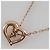 Autre Marque Diamant-Halskette aus 4℃ K10 Roségold Golden - vista 3