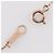 Autre Marque Diamant-Halskette aus 4℃ K10 Roségold Golden - vista 6