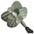 Autre Marque Spilla con lunghe nappe Verde
