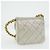 Timeless Borsa a Spalla in Pelle Chanel Chain Pochette Argento - vista 3