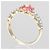 Autre Marque Anello Fiore Au750 Pt900 D'oro - vista 3