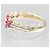 Autre Marque Anello Fiore Au750 Pt900 D'oro - vista 6
