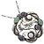 Autre Marque Collana 2 in 1 Moonlight Blossom in argento 925 di Georg Jensen