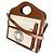 Borsa Burberry in tela e pelle di vitello, borsa 2 in 1 Marrone - vista 4