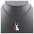 Autre Marque Choker Doppio Cuore Baccarat in Argento 925 Rosso - vista 2
