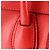 Céline Borsa a mano in pelle Celine Luggage Micro Shopper Rosso - vista 10