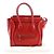 Céline Borsa a mano in pelle Celine Luggage Micro Shopper Rosso - vista 17