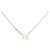 Autre Marque Platin PT900 PT850 Diamant Halskette Gelb