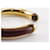 Bracelet en cuir vintage Hermès Bronze  - vue 7