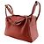 Borsa 2 in 1 Hermès Lindy in Togo Arancione - vista 2