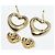Orecchini Open Heart Au750 Elsa Peretti di Tiffany & Co. D'oro - vista 4