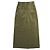 Autre Marque FALDA LARGA DE VELUR BEAUTY&YOUTH UNITED ARROWS Verde Verde oliva