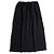 Autre Marque FALDA MAX BASERANGE Falda larga de lino arrugado Negro