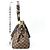 Borsa a spalla Louis Vuitton Trevi GM in Damier Ebène Marrone Damier ebene - vista 3