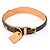 Louis Vuitton Monogram Collier Baxter PM Dog Collar Brown